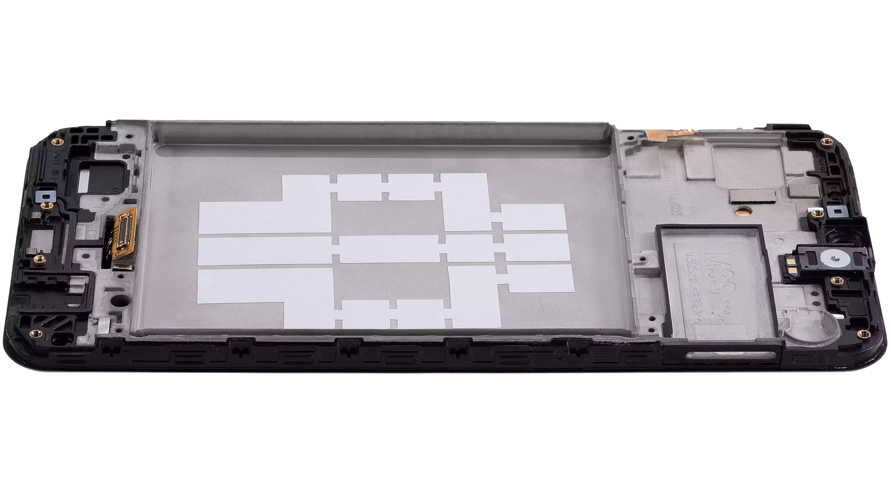 OLED Assembly With Frame Compatible For Samsung Galaxy M21 (M215 / 2020) / M30 (M305 / 2019) (Refurbished) (Black)