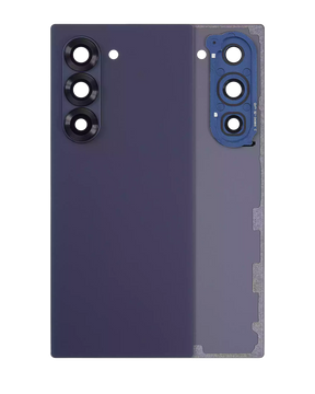 Back Cover Glass With Camera Lens Compatible For Samsung Galaxy Z Fold 6 5G (Aftermarket Plus) (Navy)
