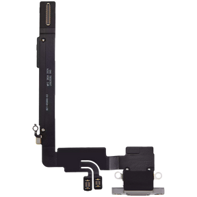 Charging Port Flex Cable Compatible For iPhone 16 Pro Max (Premium) (White Titanium)