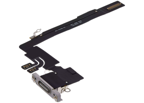 Charging Port Flex Cable Compatible For iPhone 16 Pro Max (Premium) (White Titanium)