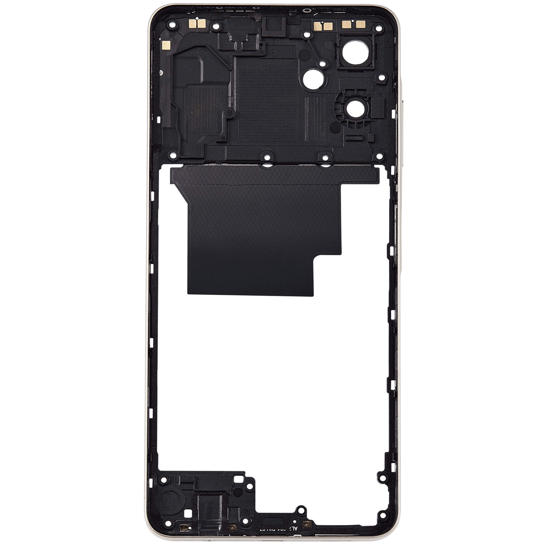 Mid-Frame Housing Compatible For Samsung Galaxy A06 (A065 / 2024) (Gold)