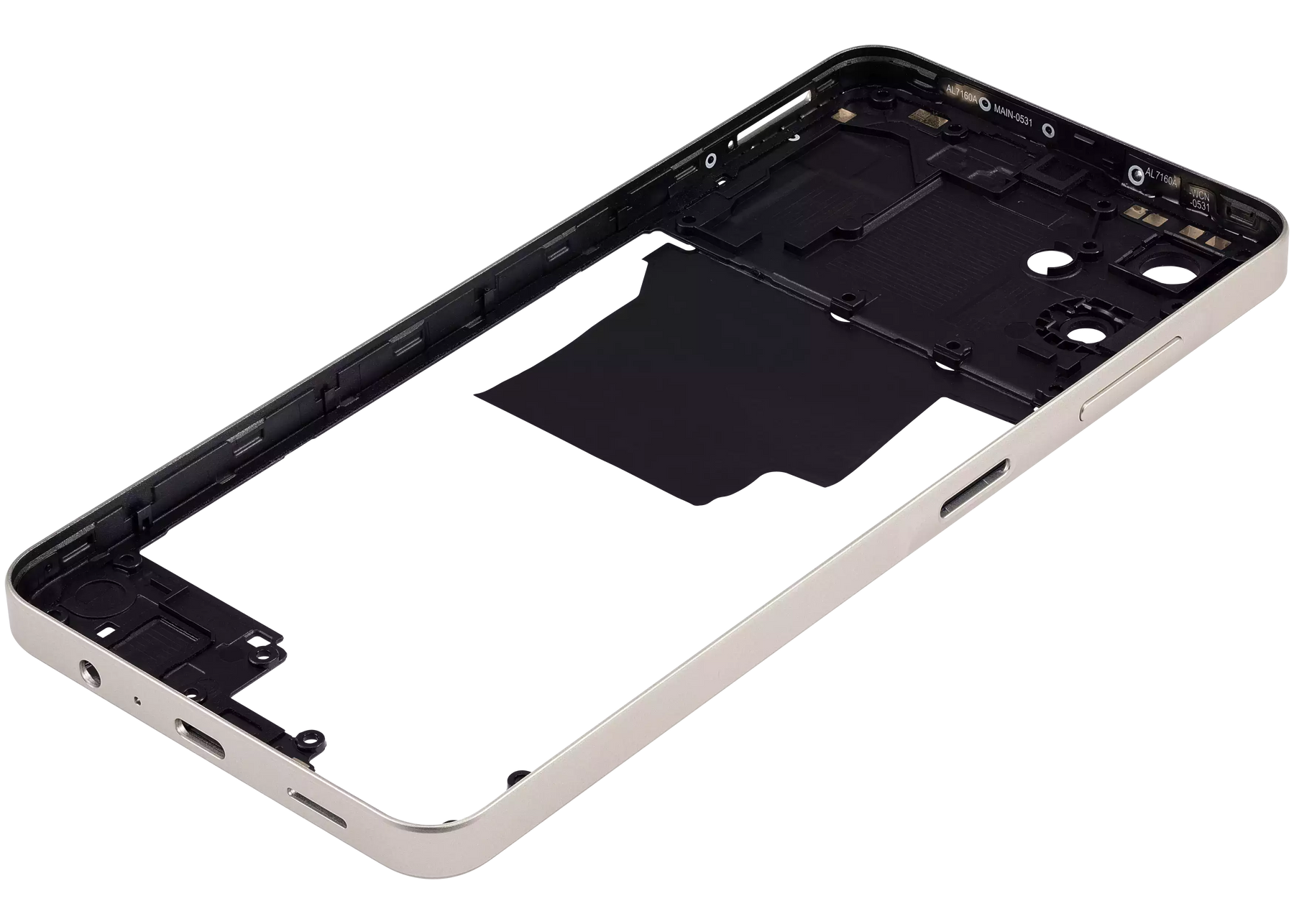 Mid-Frame Housing Compatible For Samsung Galaxy A06 (A065 / 2024) (Gold)