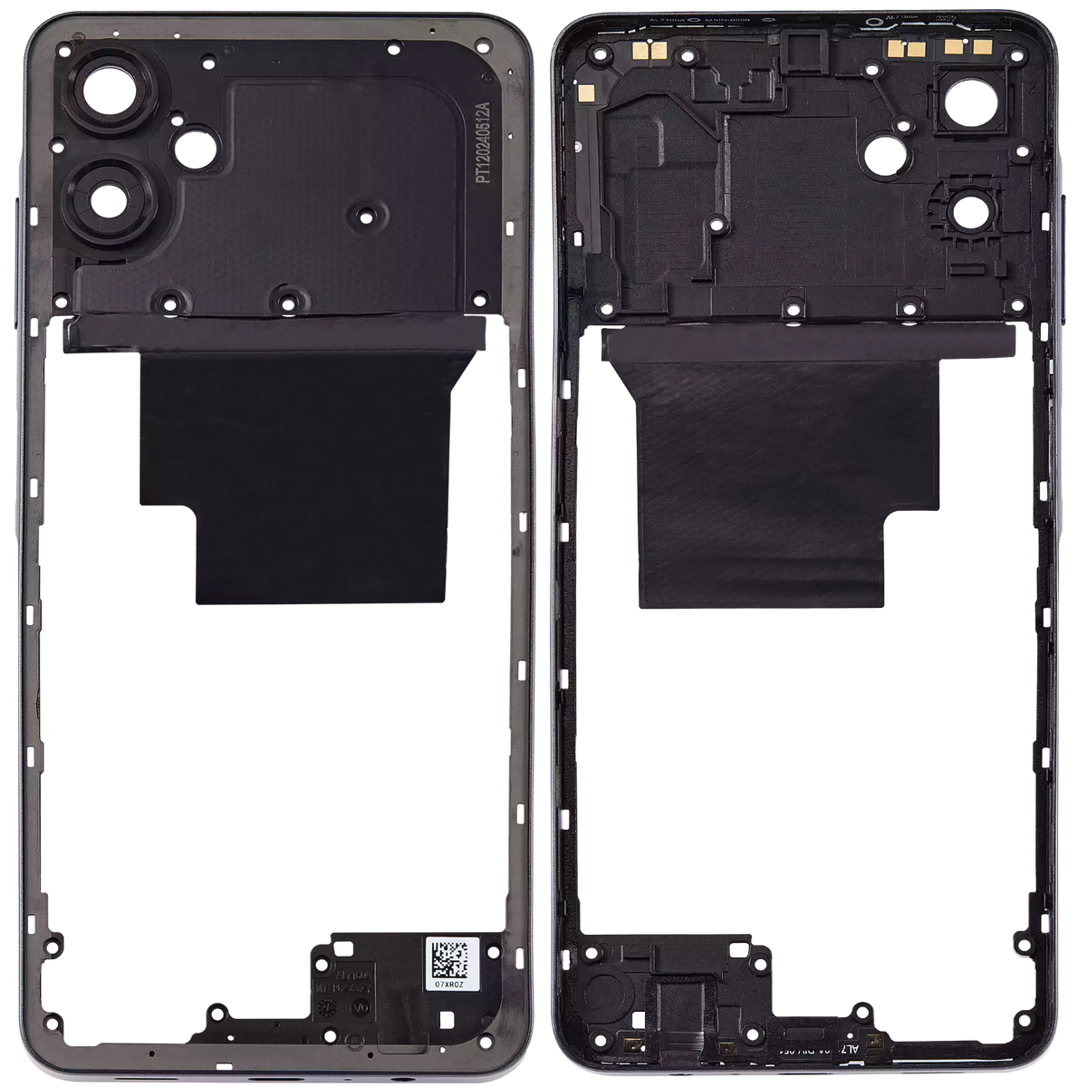 Mid-Frame Housing Compatible For Samsung Galaxy A06 (A065 / 2024) (Blue)