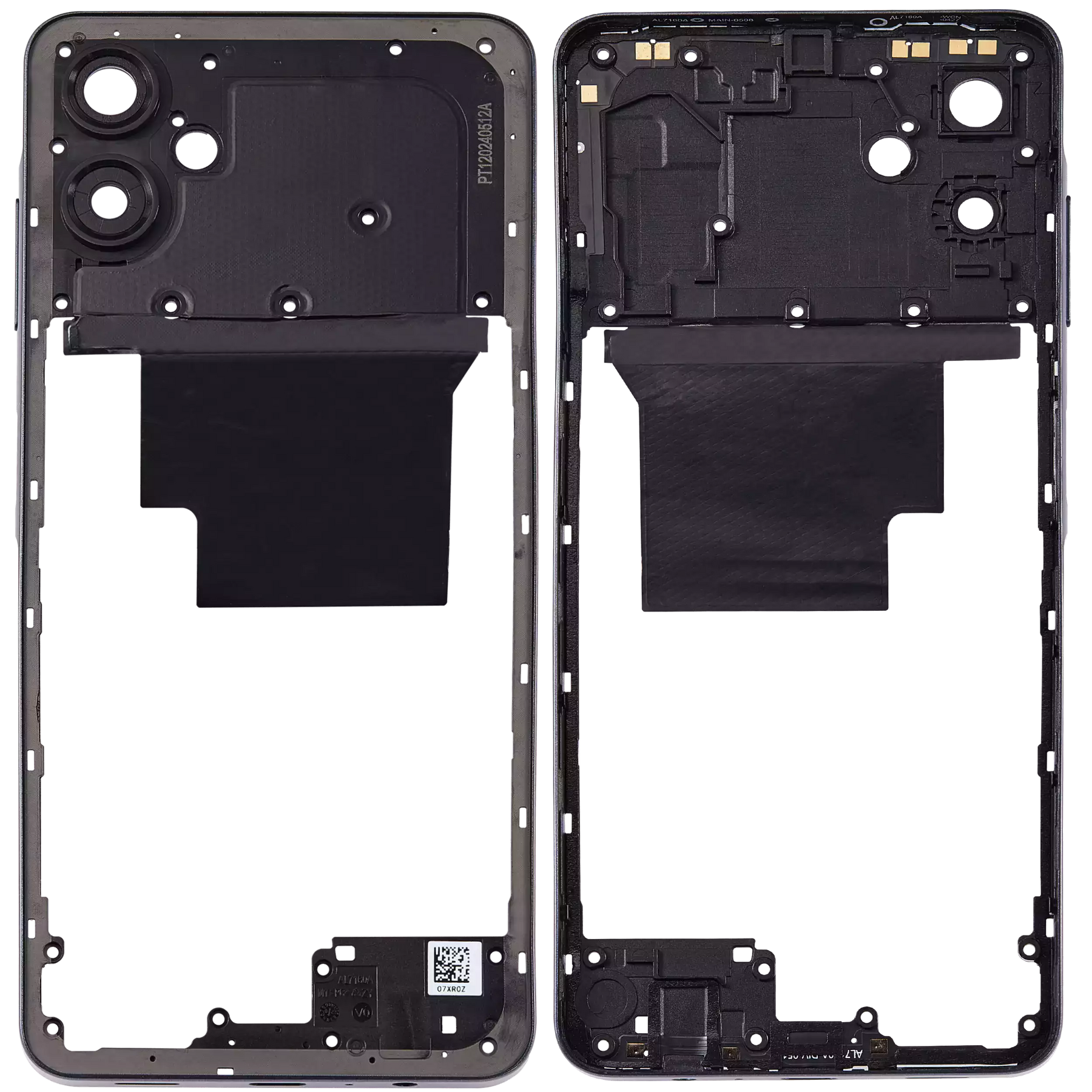 Mid-Frame Housing Compatible For Samsung Galaxy A06 (A065 / 2024) (Blue)