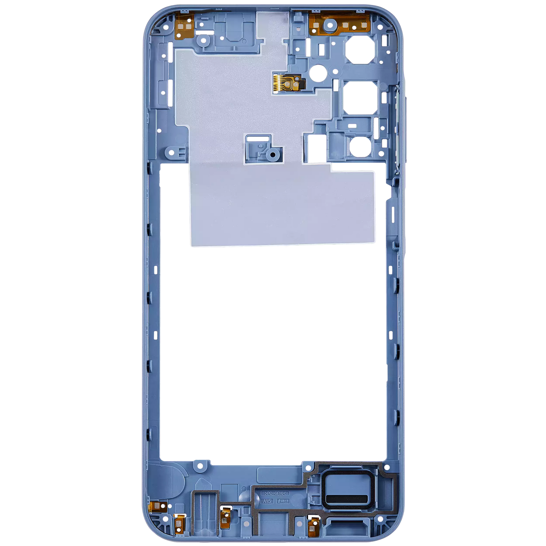 Mid-Frame Housing Compatible For Samsung Galaxy A15 5G (A156 / 2023) (Optimistic Blue)