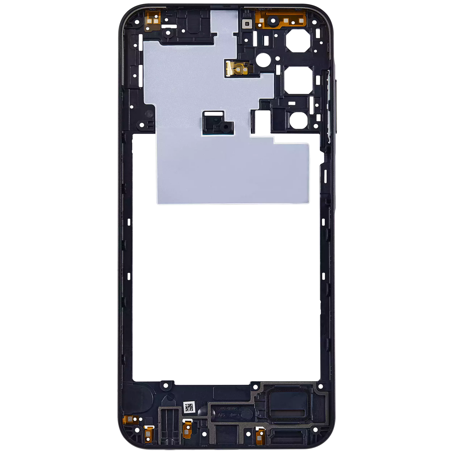 Mid-Frame Housing Compatible For Samsung Galaxy A15 5G (A156 / 2023) (Brave Black)