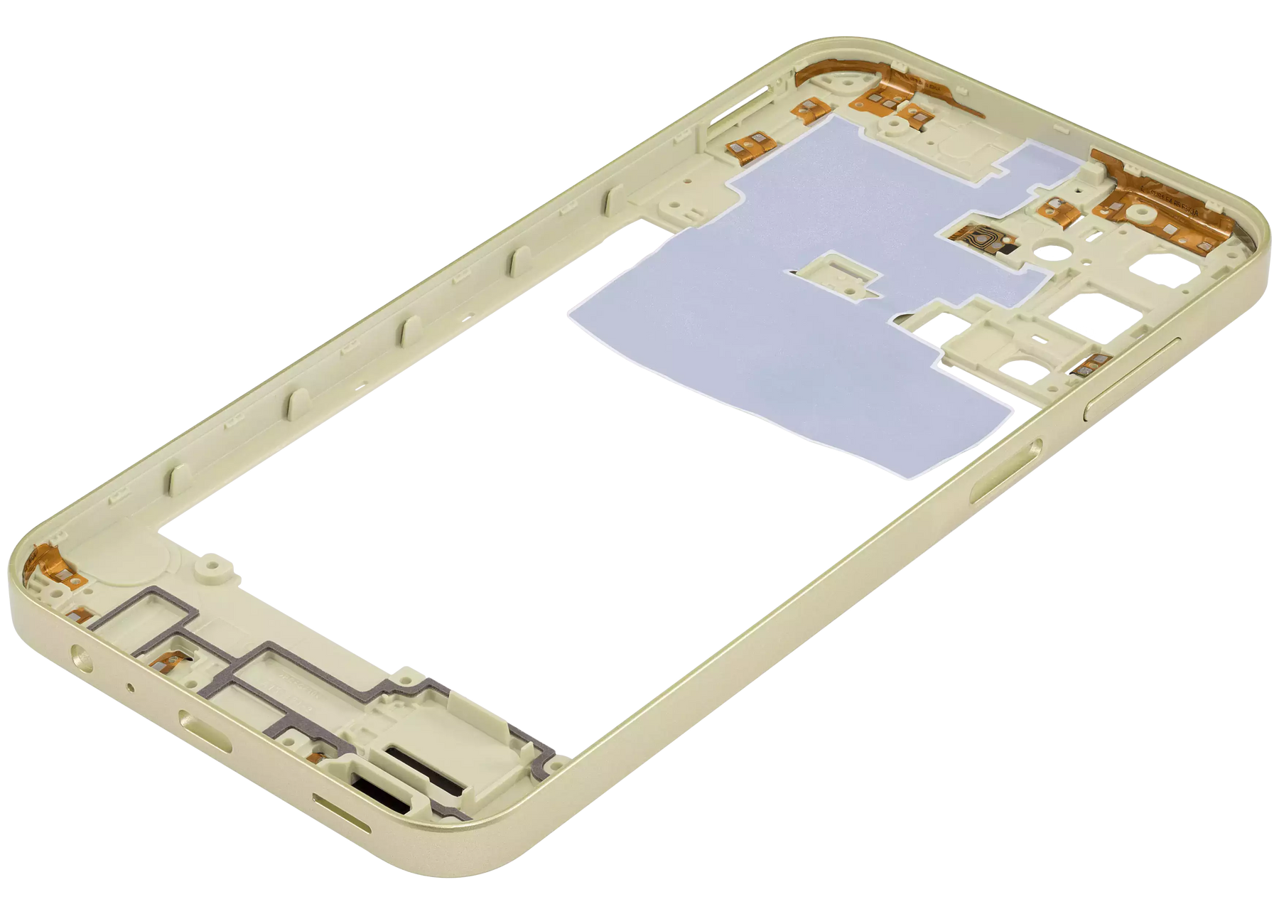 Mid-Frame Housing Compatible For Samsung Galaxy A15 (A155 / 2023) (Personality Yellow)
