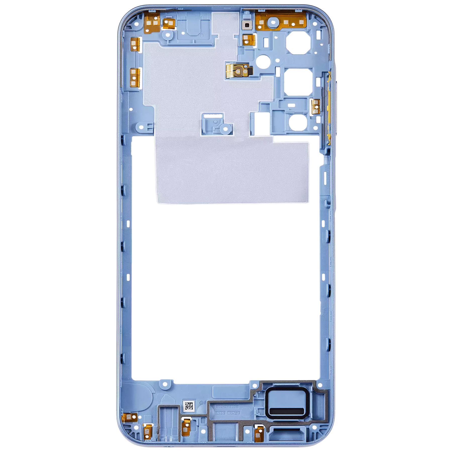 Mid-Frame Housing Compatible For Samsung Galaxy A15 (A155 / 2023) (Optimistic Blue)