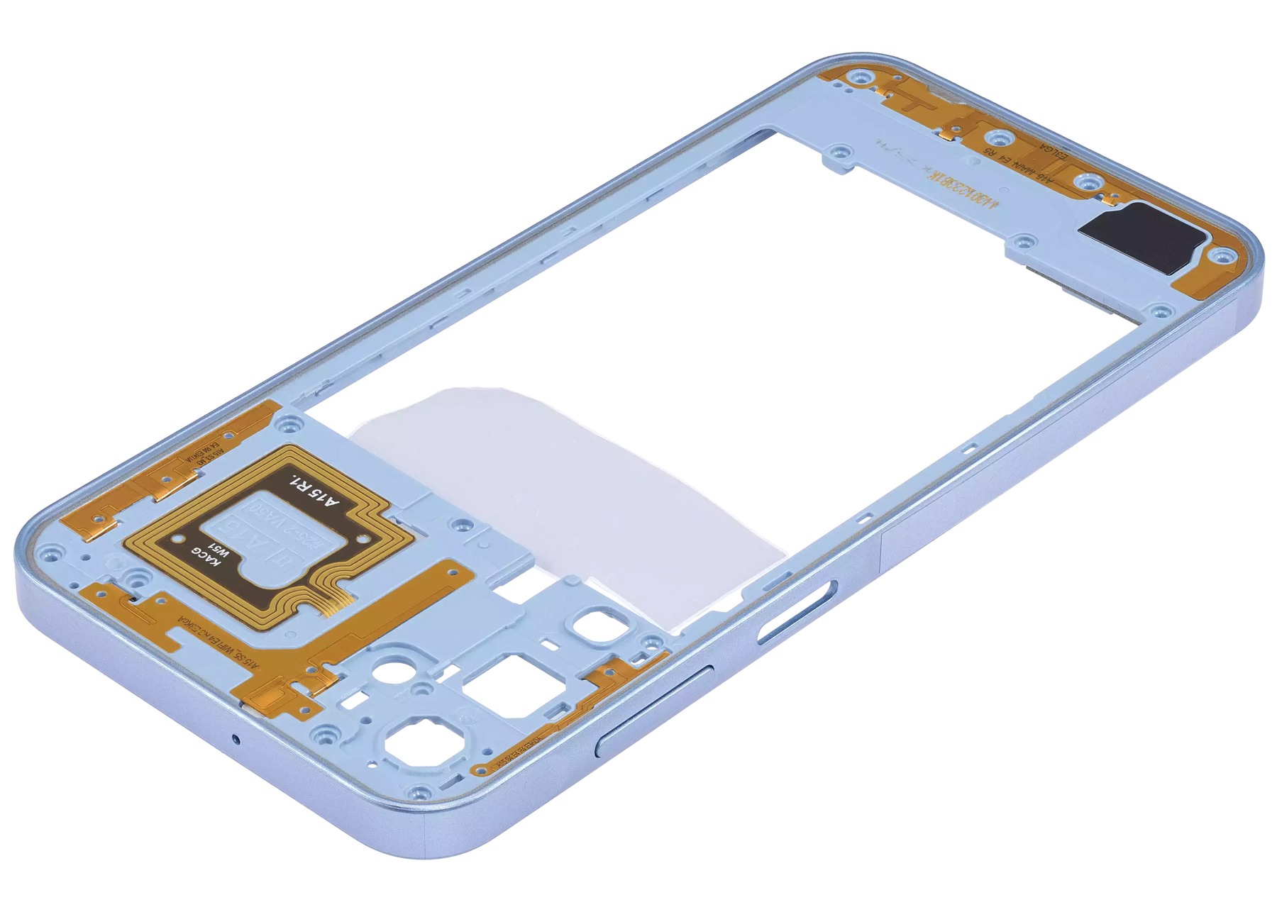 Mid-Frame Housing Compatible For Samsung Galaxy A15 (A155 / 2023) (Optimistic Blue)