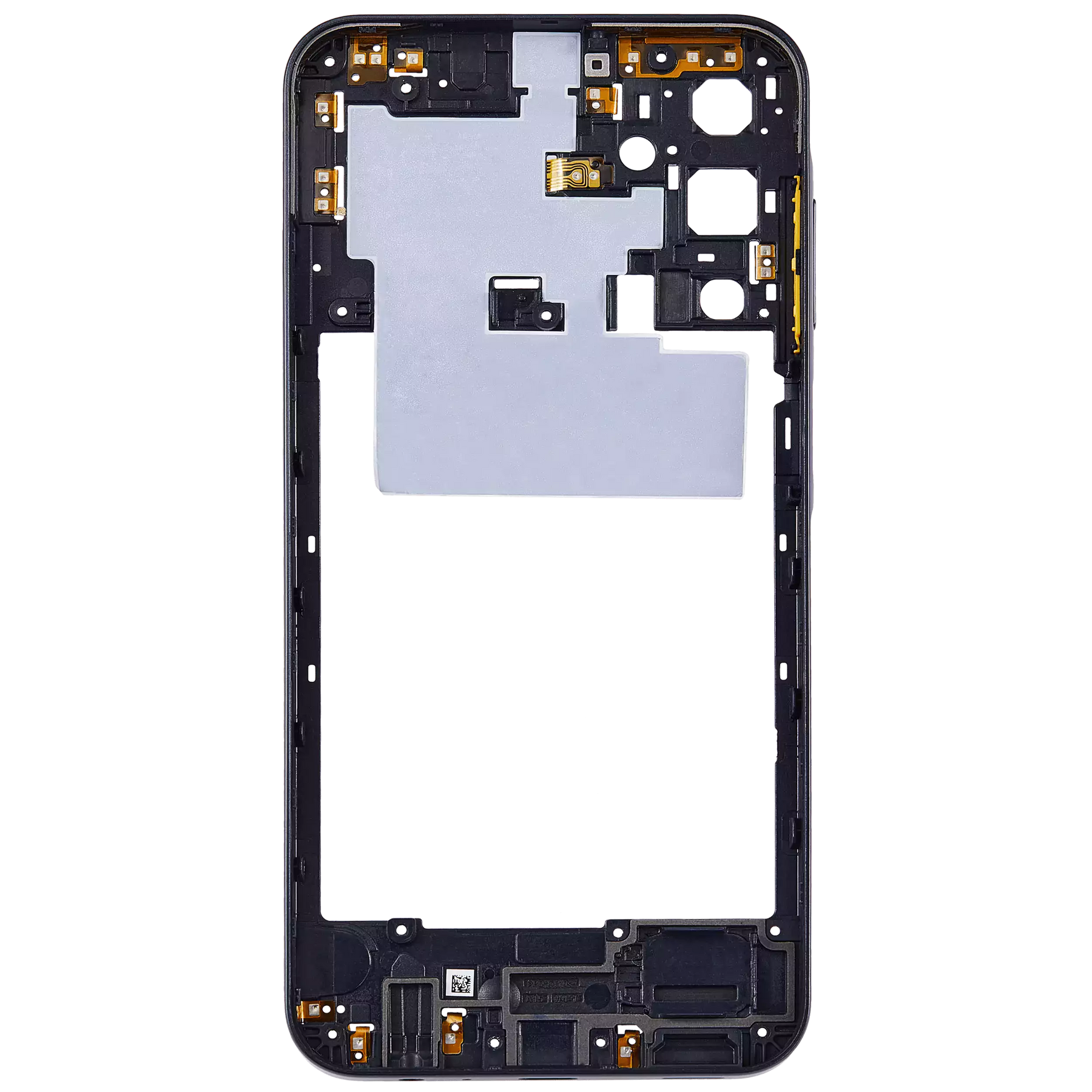 Mid-Frame Housing Compatible For Samsung Galaxy A15 (A155 / 2023) (Brave Black)
