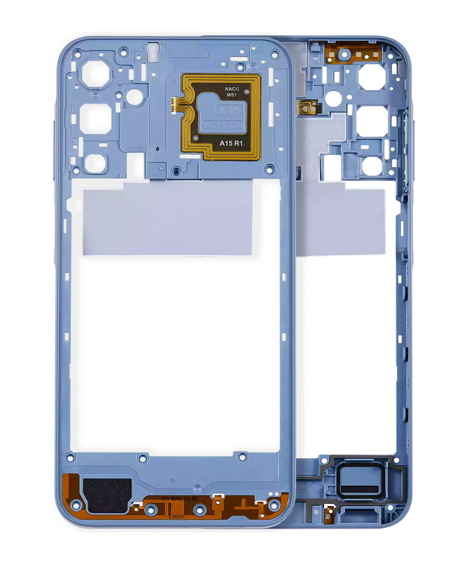 Mid-Frame Housing Compatible For Samsung Galaxy A15 5G (A156 / 2023) (Optimistic Blue)