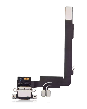 Charging Port Flex Cable Compatible For iPhone 16 Pro Max (Premium) (Black Titanium)