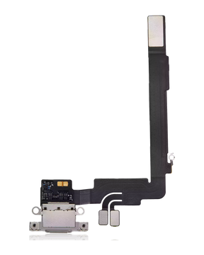 Charging Port Flex Cable Compatible For iPhone 16 Pro Max (Premium) (White Titanium)