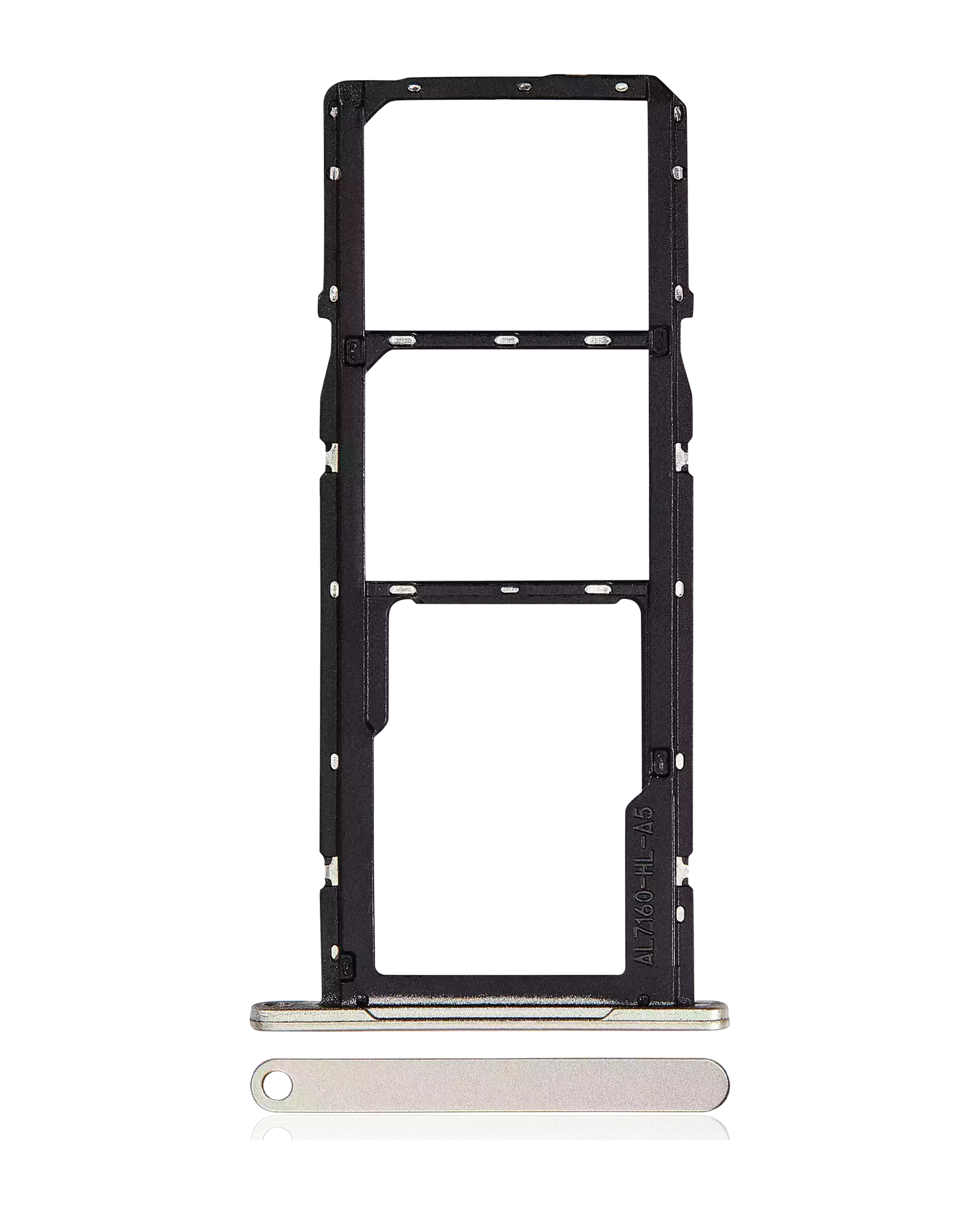 Dual Sim Card Tray Compatible For Samsung Galaxy A06 (A065 / 2024) (Premium) (Gold)