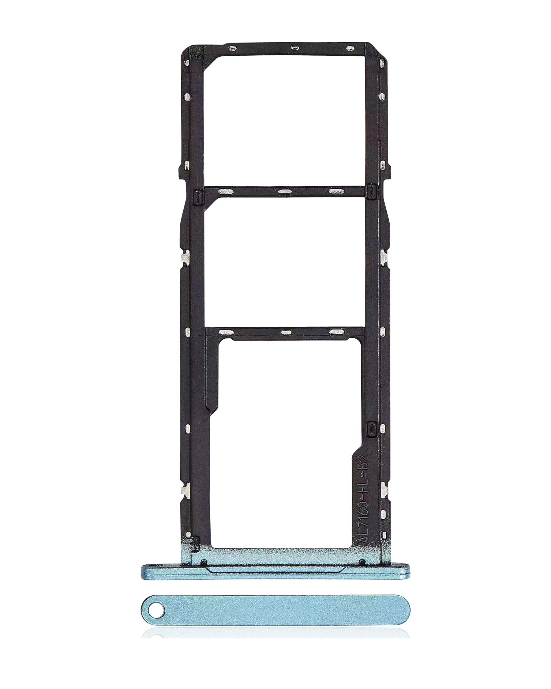 Dual Sim Card Tray Compatible For Samsung Galaxy A06 (A065 / 2024) (Premium) (Blue)