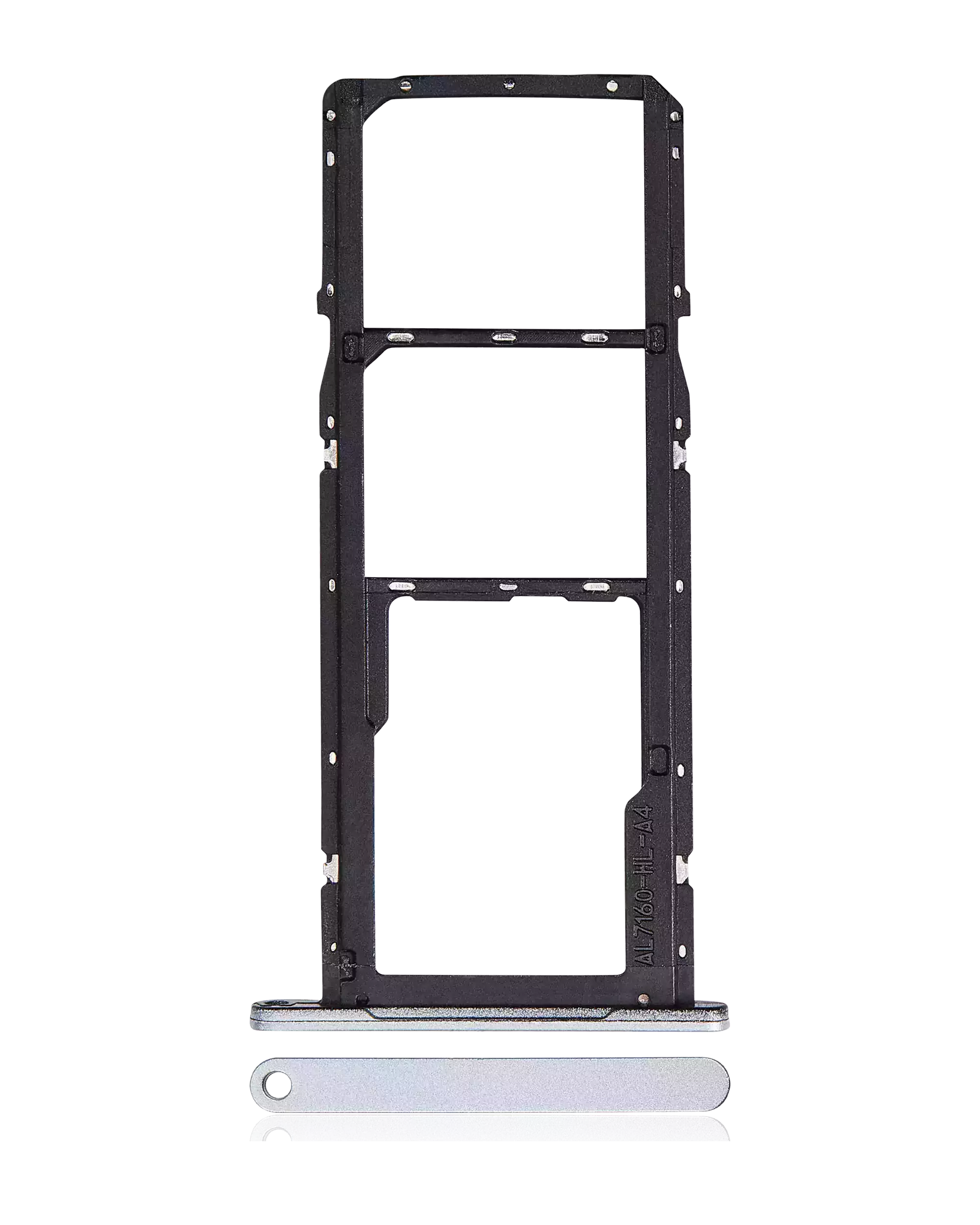 Dual Sim Card Tray Compatible For Samsung Galaxy A06 (A065 / 2024) (Premium) (White)