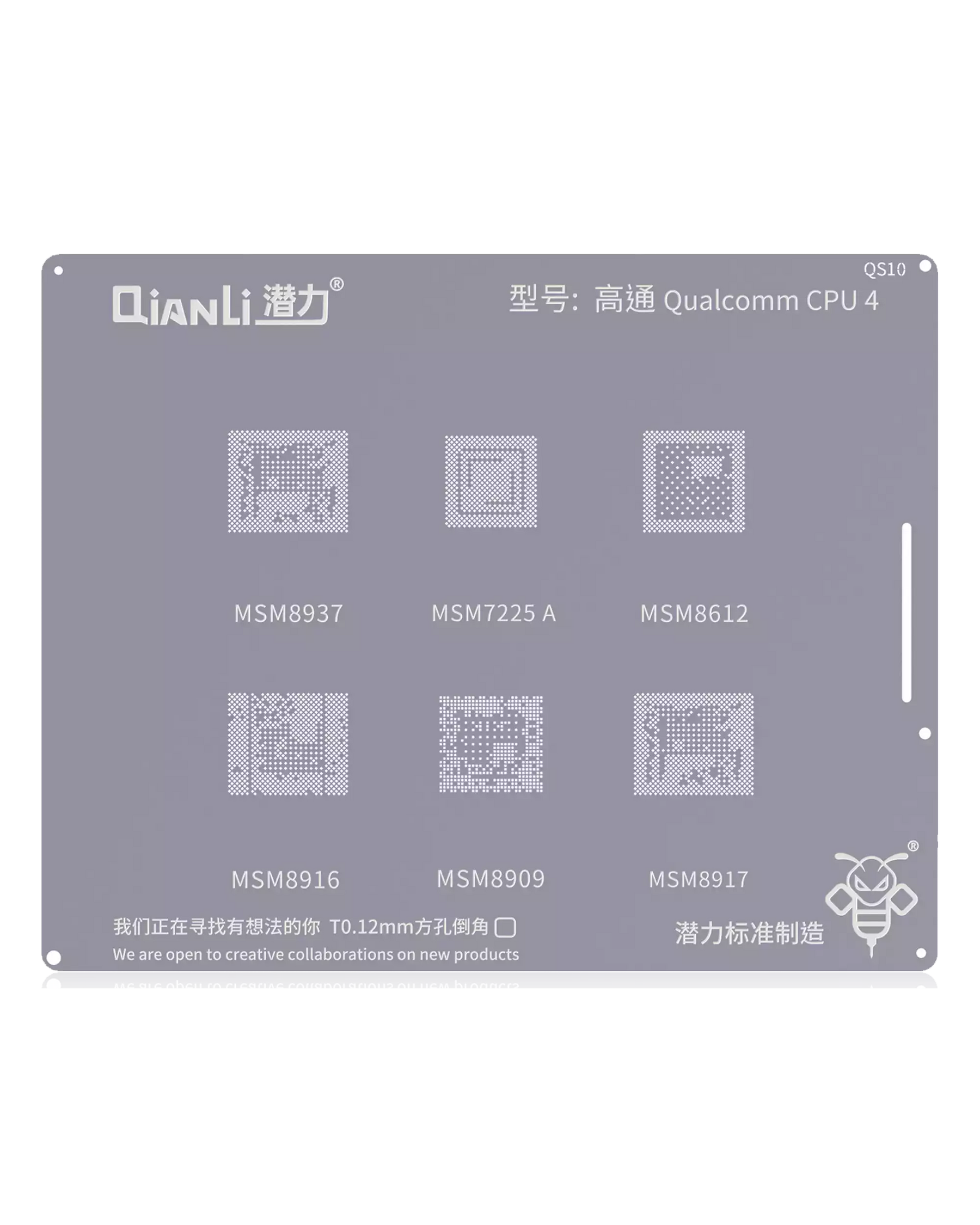 Bumblebee Stencil (QS10) Qualcomm CPU4 (Qianli) MSM8937 7225A 8612 8916 8909 8917