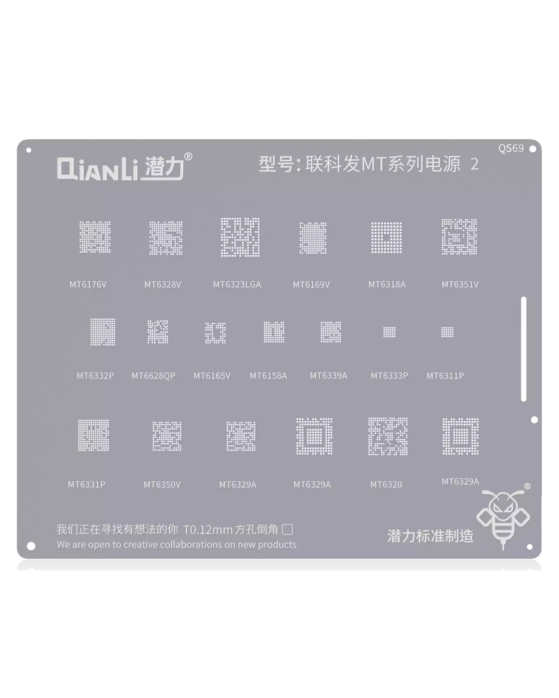 Bumblebee Stencil (QS69) MTK MT Series 2 (Qianli)