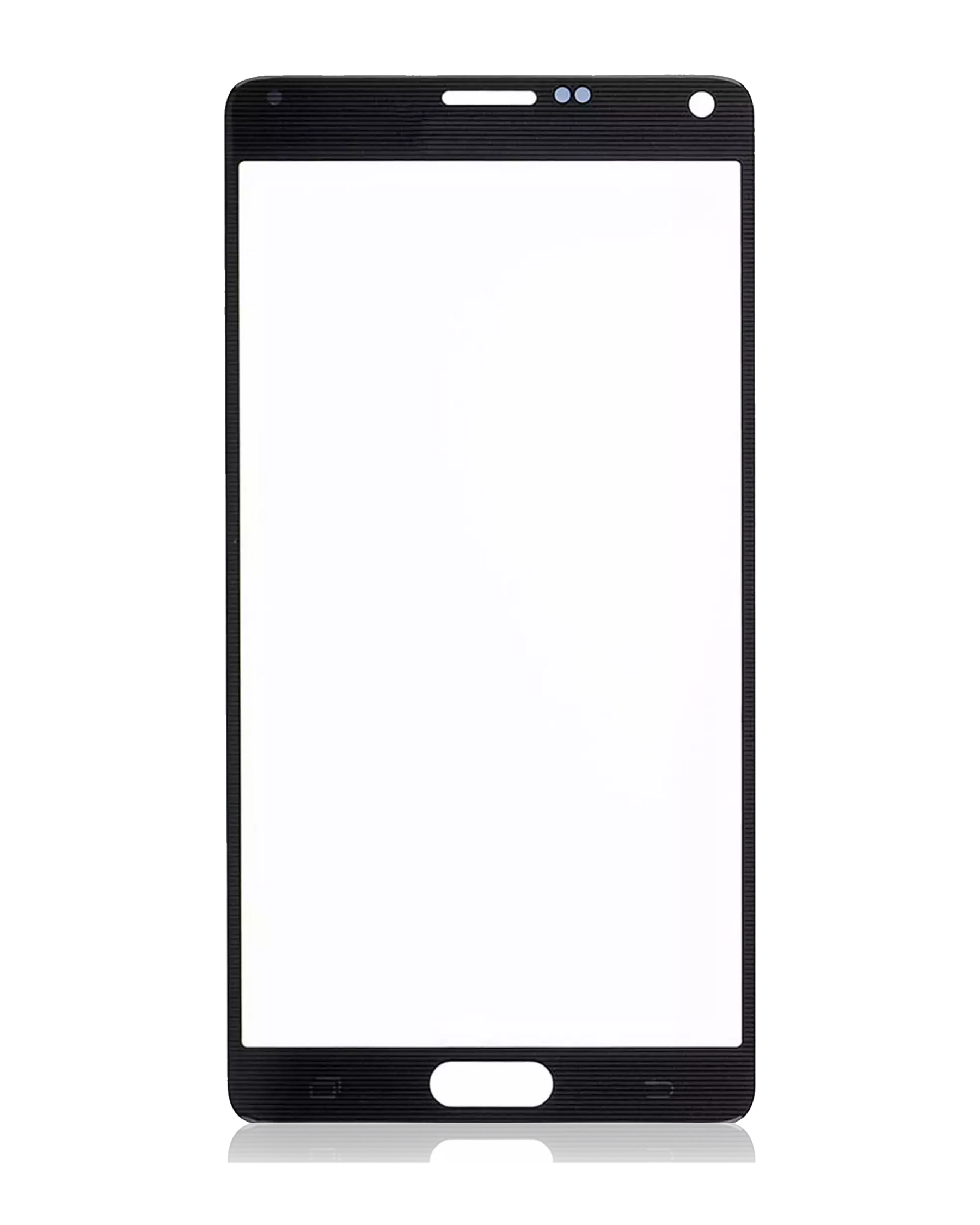Replacement Front Glass Compatible For Samsung Galaxy Note 4 (Black)