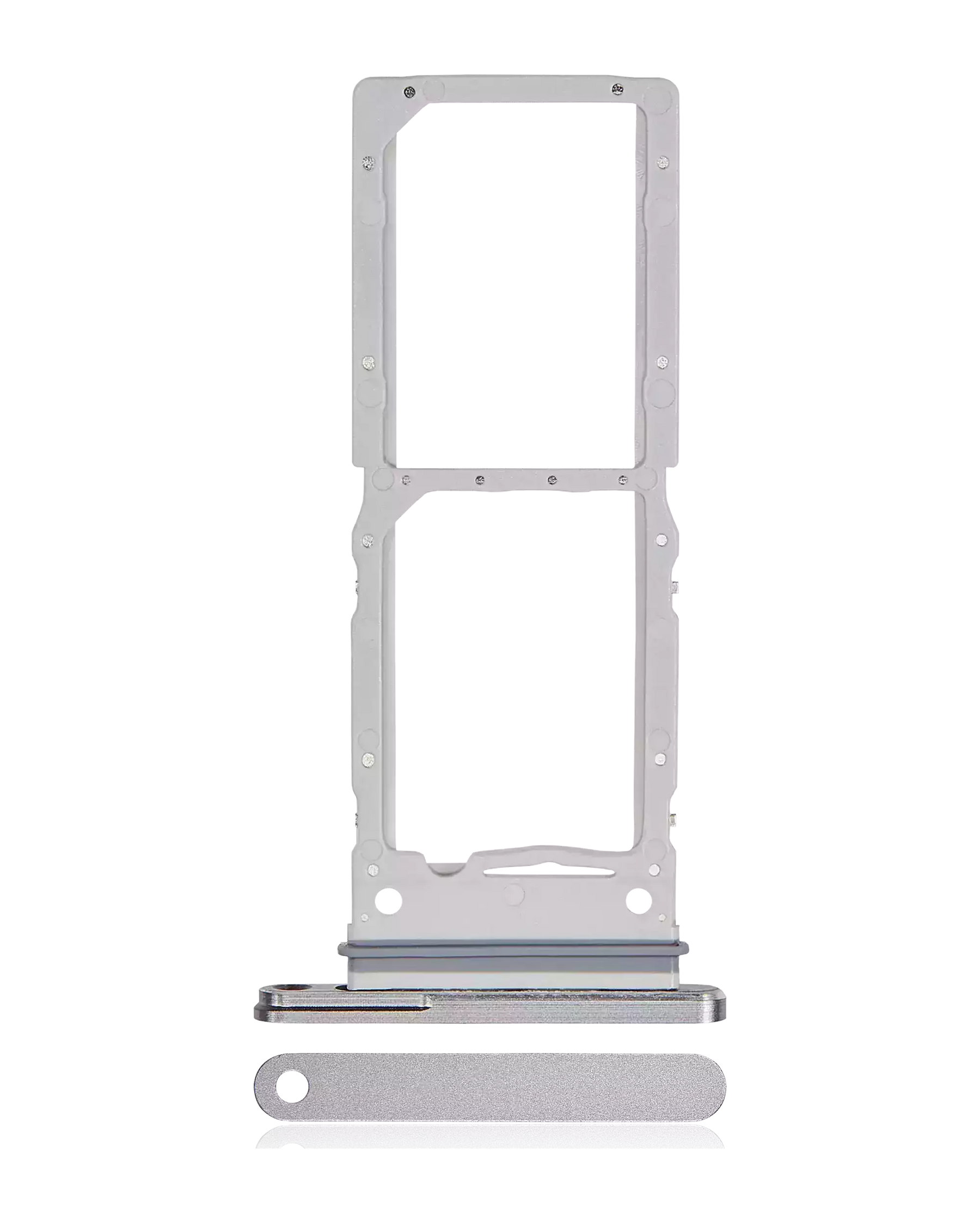 Replacement Dual Sim Card Tray Compatible For Samsung Galaxy Z Fold 6 (F956) (Premium) (Silver Shadow)