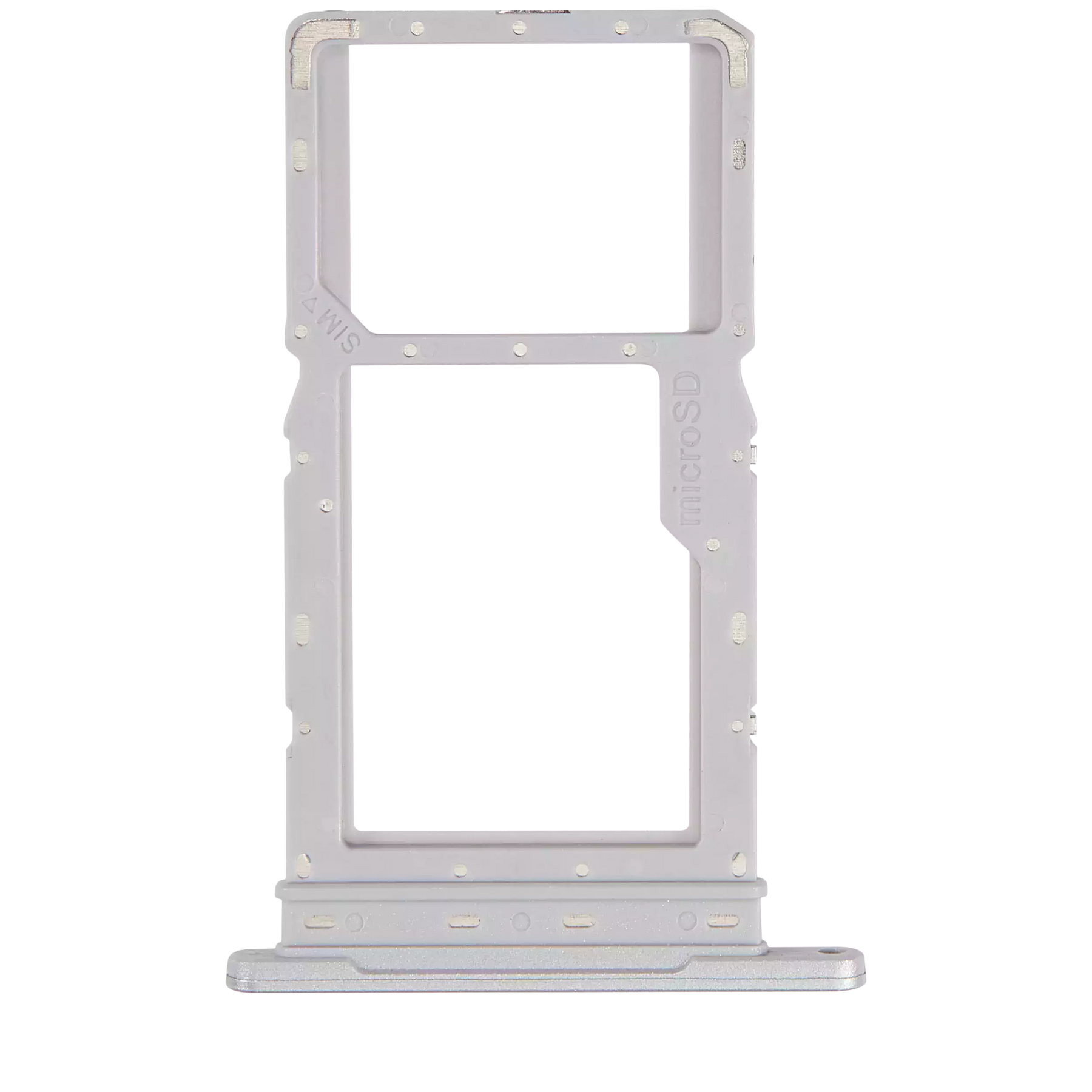 Dual Sim Card Tray Replacement Compatible For Samsung Galaxy Tab A8 10.5" (X205 / 2021) (Silver)