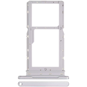 Dual Sim Card Tray Replacement Compatible For Samsung Galaxy Tab A8 10.5" (X205 / 2021) (Silver)