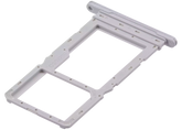 Dual Sim Card Tray Replacement Compatible For Samsung Galaxy Tab A8 10.5" (X205 / 2021) (Silver)