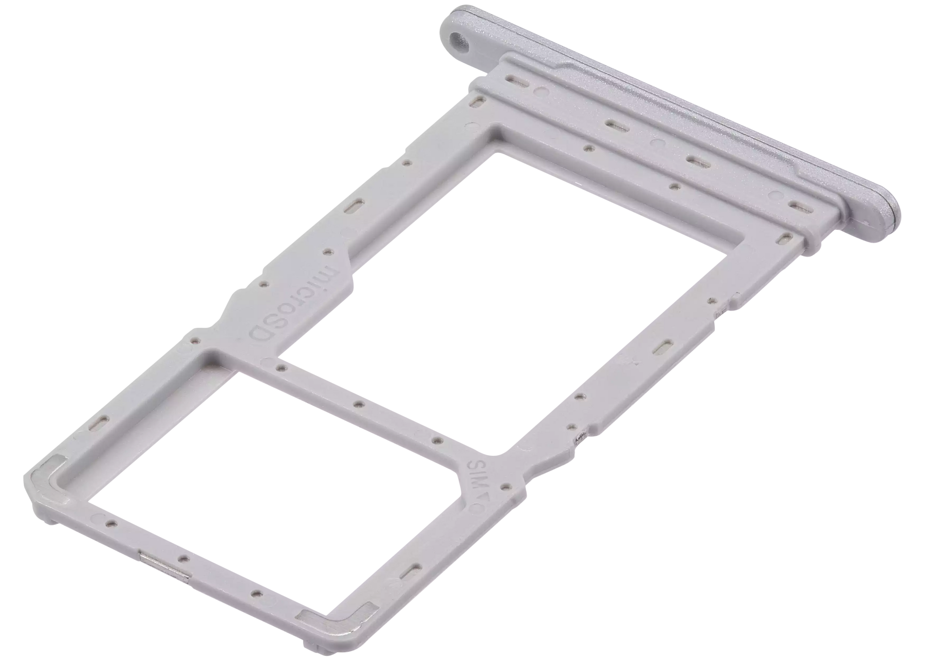 Dual Sim Card Tray Replacement Compatible For Samsung Galaxy Tab A8 10.5" (X205 / 2021) (Silver)