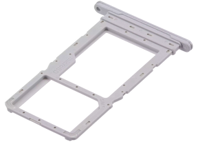 Dual Sim Card Tray Replacement Compatible For Samsung Galaxy Tab A8 10.5" (X205 / 2021) (Silver)