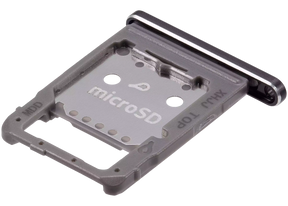 Dual Sim Card Tray Compatible For Samsung Galaxy Tab S8 (X700 / X706) (2022) / Tab S8 Plus 5G (X800 / X806) ( 2022) / Tab S8 Ultra (X900 / X906 ) (2022) (Graphite)