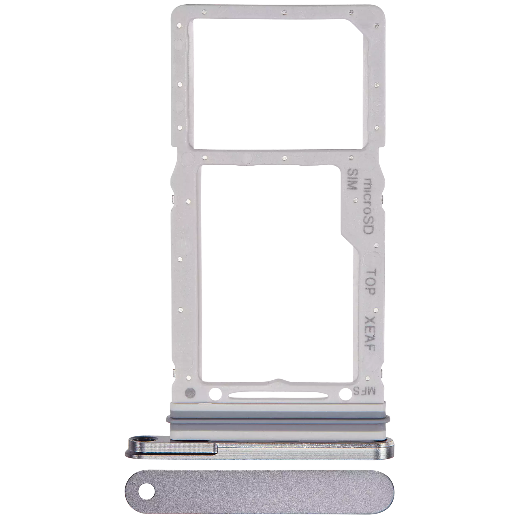 Dual Sim Card Tray Compatible For Samsung Galaxy Tab S9 FE 10.9" ( X516) (2023) (Gray)