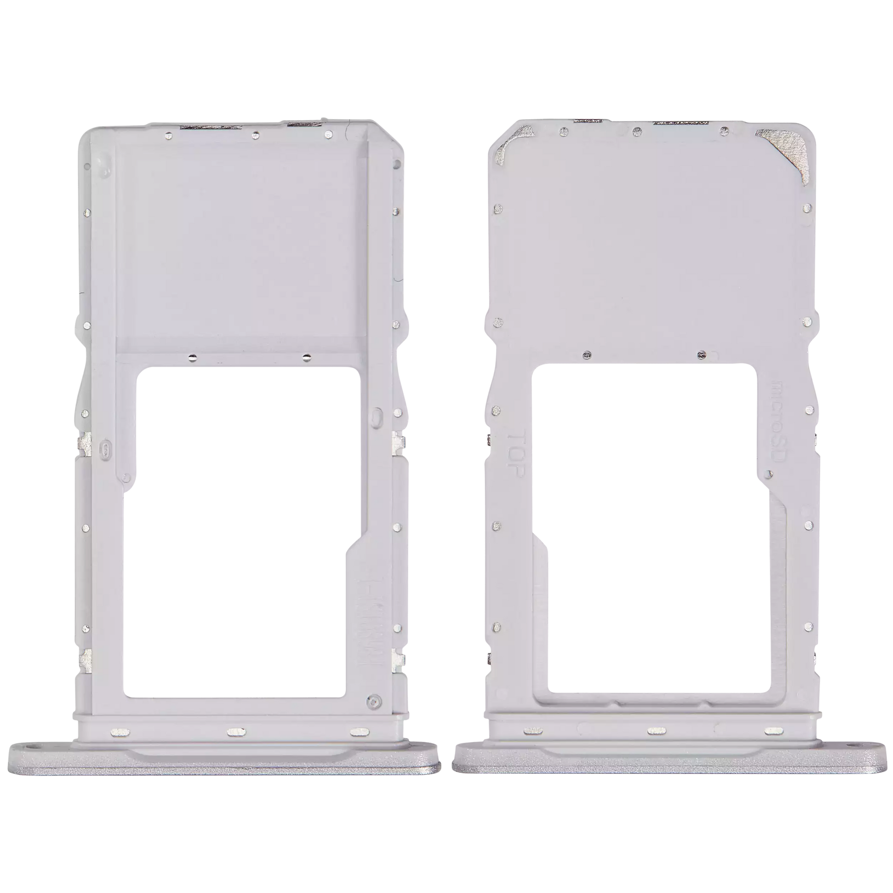 Replacement Micro SD Sim Card Tray Compatible For Samsung Galaxy Tab A9 Plus (X210 / X215 / 2023) (Silver)