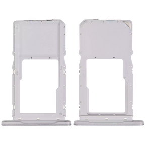 Replacement Micro SD Sim Card Tray Compatible For Samsung Galaxy Tab A9 Plus (X210 / X215 / 2023) (Silver)