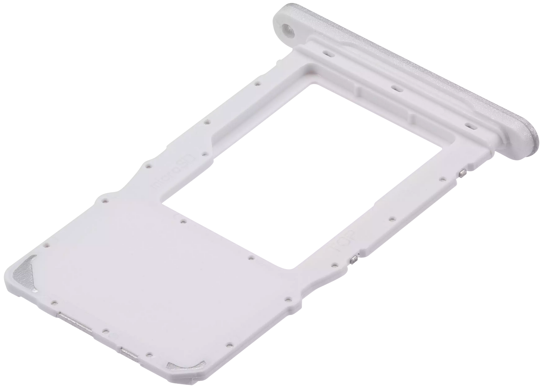 Replacement Micro SD Sim Card Tray Compatible For Samsung Galaxy Tab A9 Plus (X210 / X215 / 2023) (Silver)