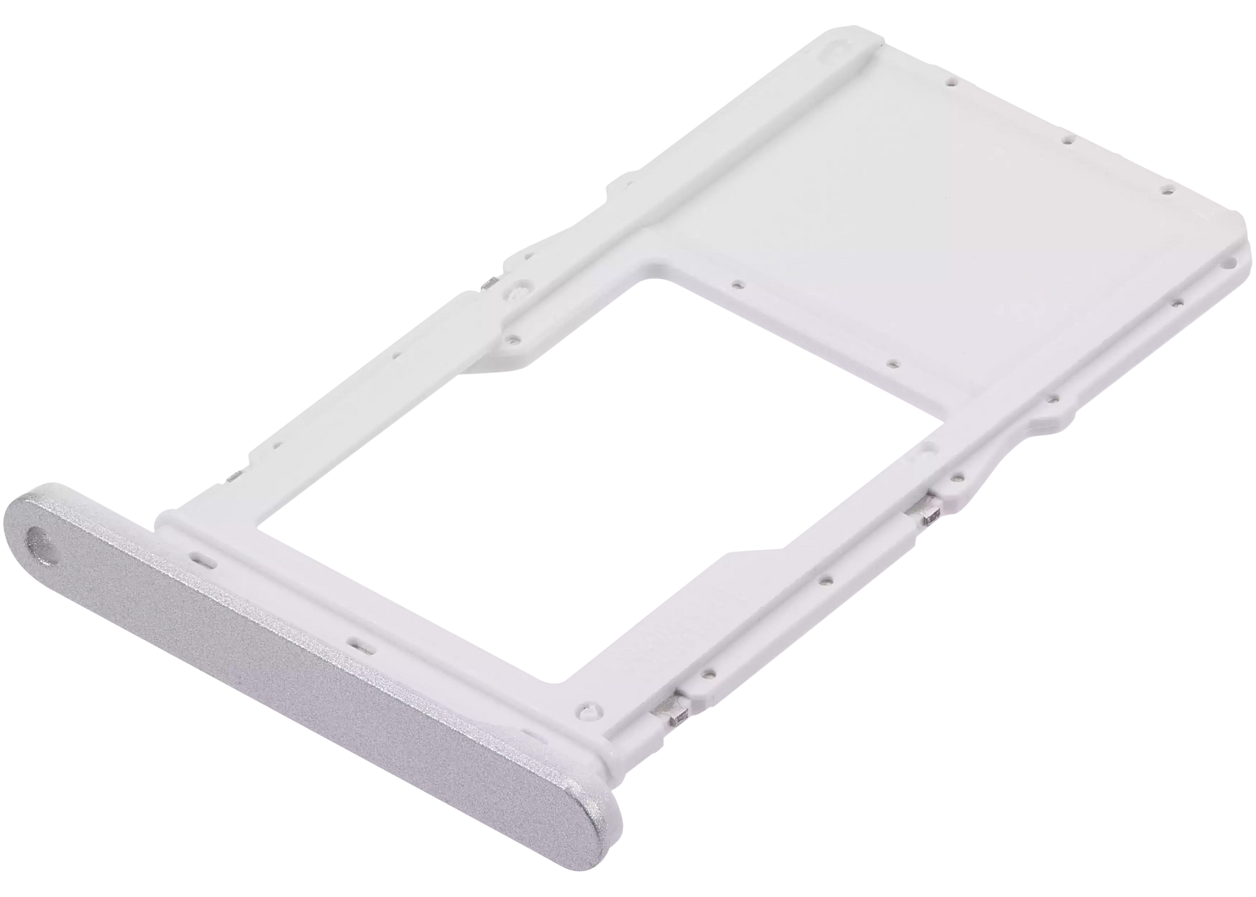 Replacement Micro SD Sim Card Tray Compatible For Samsung Galaxy Tab A9 Plus (X210 / X215 / 2023) (Silver)
