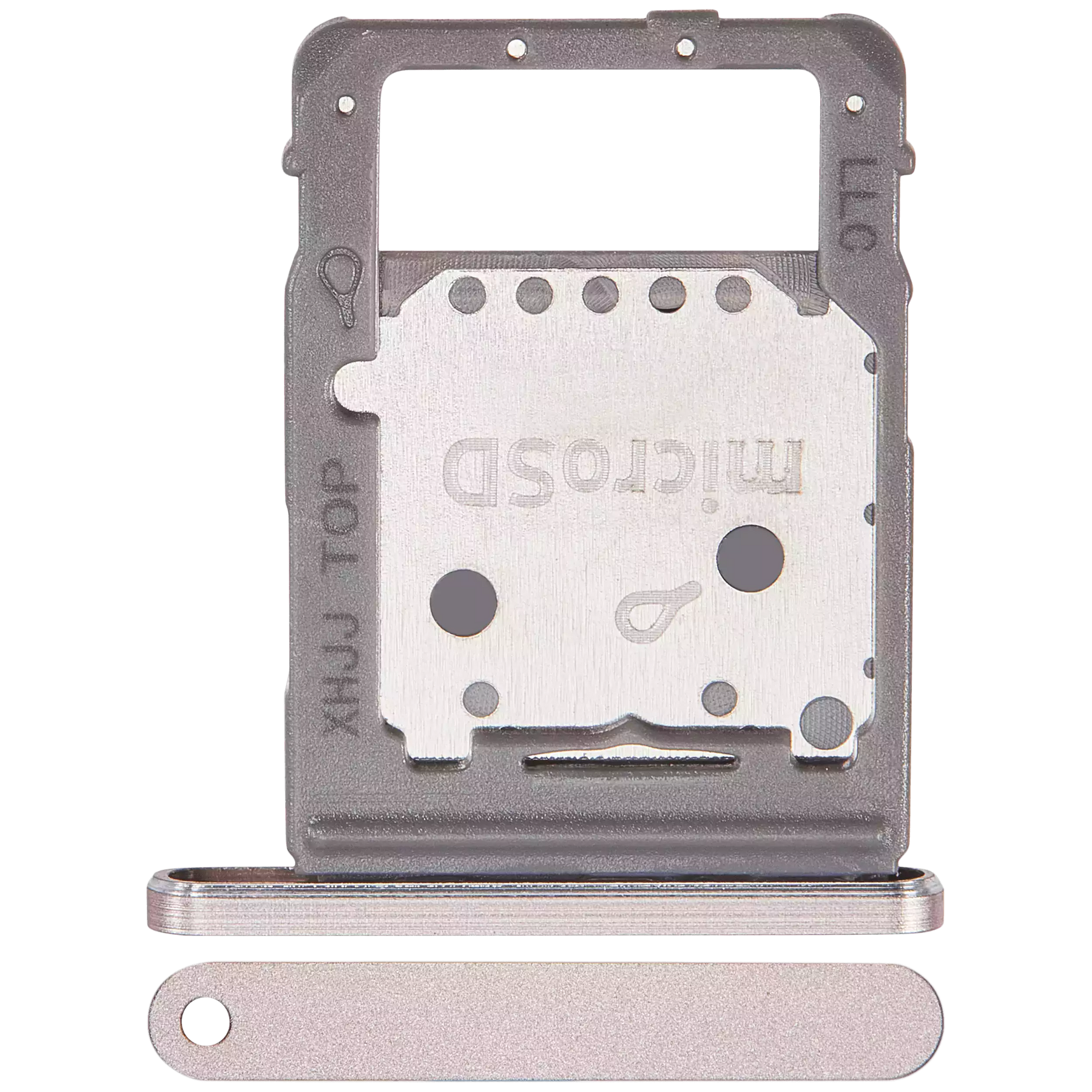 Micro SD Sim Card Tray Compatible For Samsung Galaxy Tab S8 (X700 / X706 / 2022) / Tab S8 Plus 5G (X800 / X806 / 2022) / Tab S8 Ultra (X900 / X906 ) (2022) (Pink Gold)