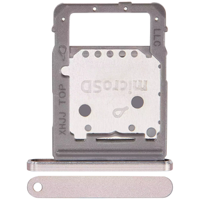 Micro SD Sim Card Tray Compatible For Samsung Galaxy Tab S8 (X700 / X706 / 2022) / Tab S8 Plus 5G (X800 / X806 / 2022) / Tab S8 Ultra (X900 / X906 ) (2022) (Pink Gold)