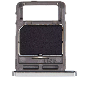 Micro SD Sim Card Tray Compatible For Samsung Galaxy Tab S8 (X700 / X706 / 2022) / Tab S8 Plus 5G (X800 / X806 / 2022) / Tab S8 Ultra (X900 / X906 ) (2022) (Silver)
