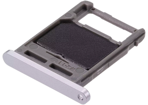 Micro SD Sim Card Tray Compatible For Samsung Galaxy Tab S8 (X700 / X706 / 2022) / Tab S8 Plus 5G (X800 / X806 / 2022) / Tab S8 Ultra (X900 / X906 ) (2022) (Silver)