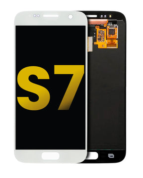 Replacement OLED Assembly Without Frame Compatible For Samsung Galaxy S7 (Refurbished) (White Pearl)