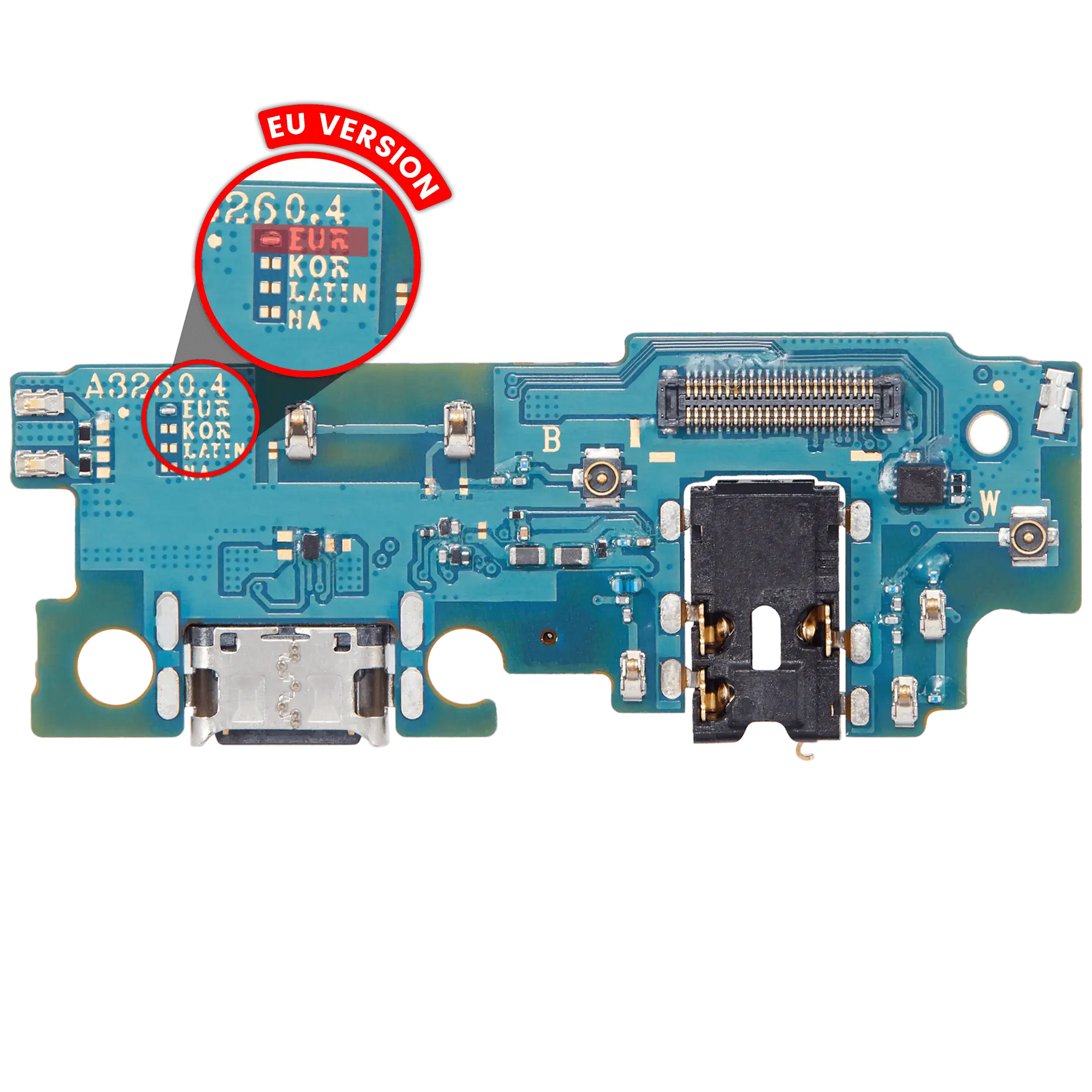 Charging Port With Headphone Jack Compatible For Samsung Galaxy A32 5G (A326 / 2021) (EU Version) (Premium)