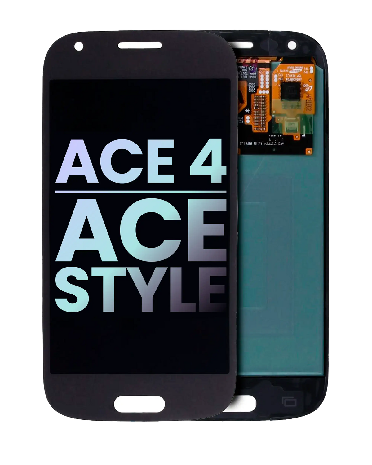 OLED Assembly Compatible For Samsung Ace 4 / Ace Style (Service Pack) (Gray)