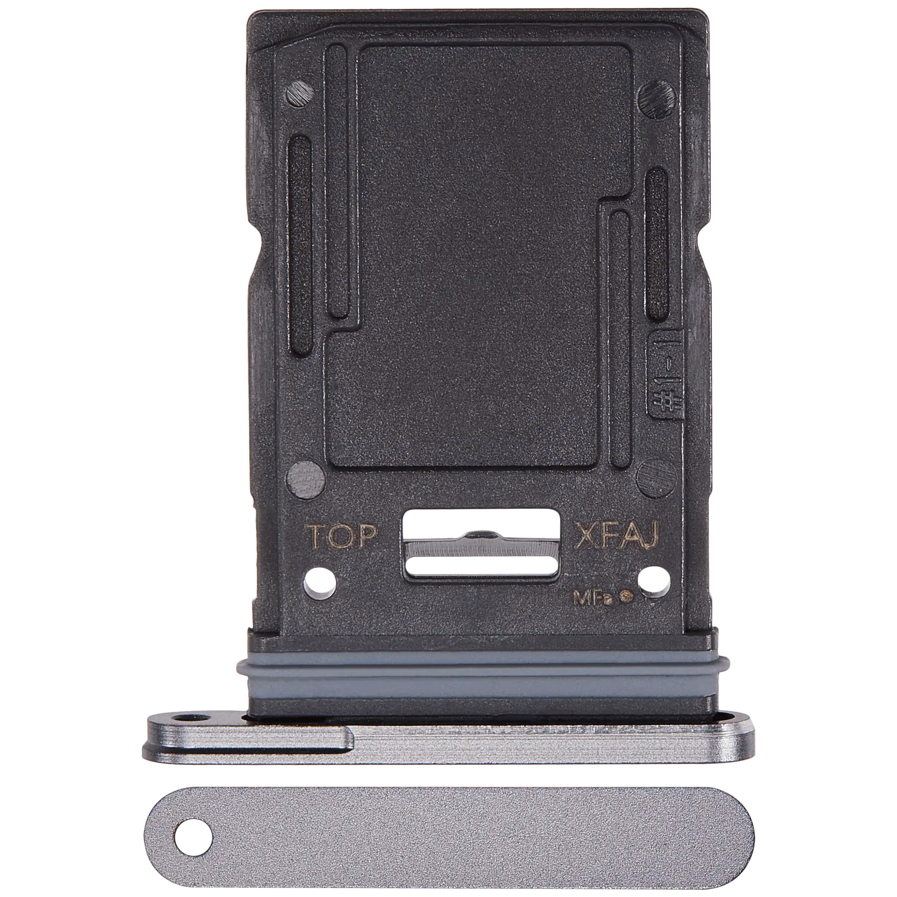 Micro SD Sim Card Tray Compatible For Samsung Galaxy Tab S9 FE Plus (X610) (2023) (WiFi Only) (Gray)