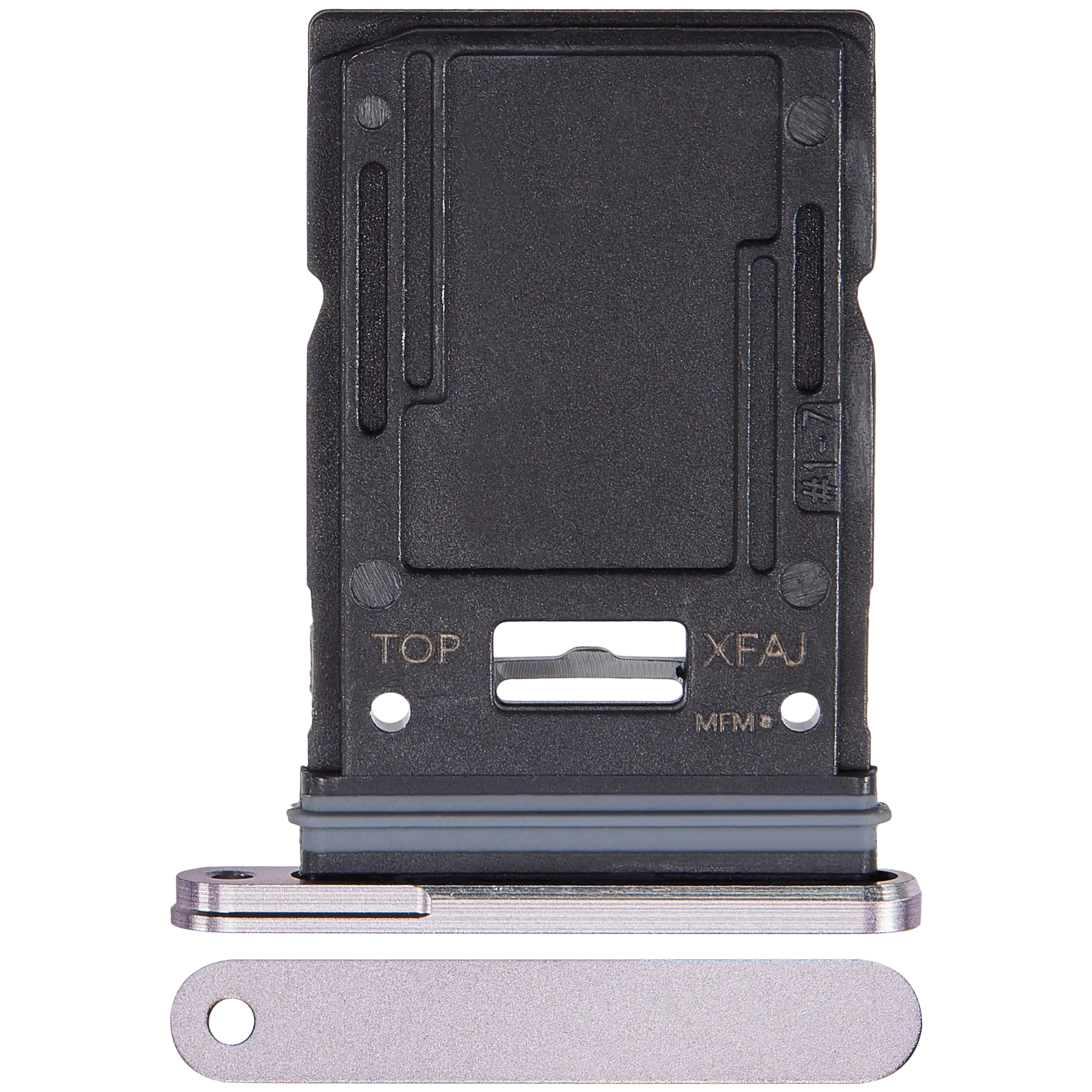 Micro SD Sim Card Tray Compatible For Samsung Galaxy Tab S9 FE Plus (X610) (2023) (WiFi Only) (Lavender)