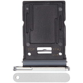 Micro SD Sim Card Tray Compatible For Samsung Galaxy Tab S9 FE Plus (X610) (WiFi Only) (2023) (Silver)