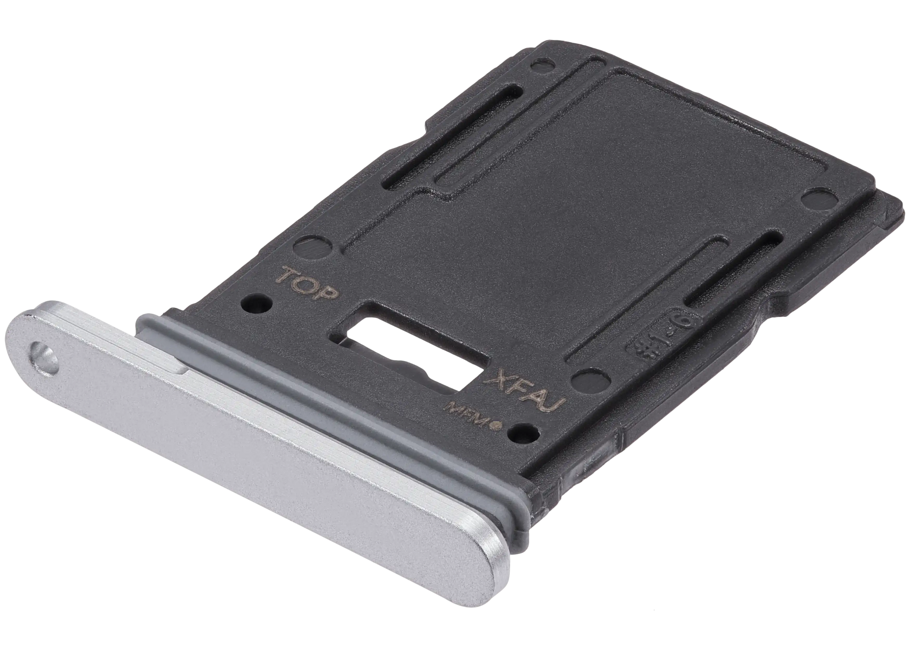 Micro SD Sim Card Tray Compatible For Samsung Galaxy Tab S9 FE Plus (X610) (WiFi Only) (2023) (Silver)