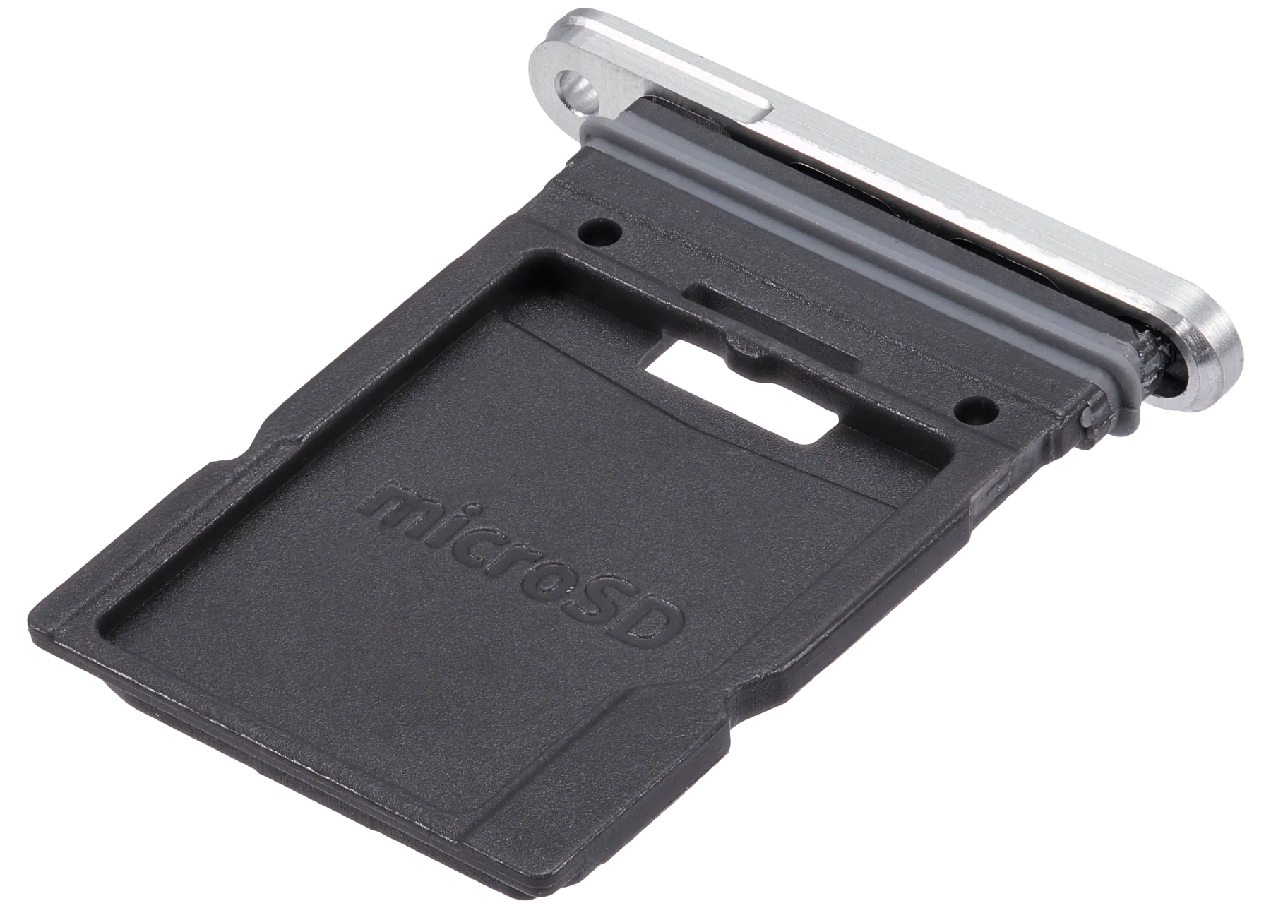 Micro SD Sim Card Tray Compatible For Samsung Galaxy Tab S9 FE Plus (X610) (WiFi Only) (2023) (Silver)