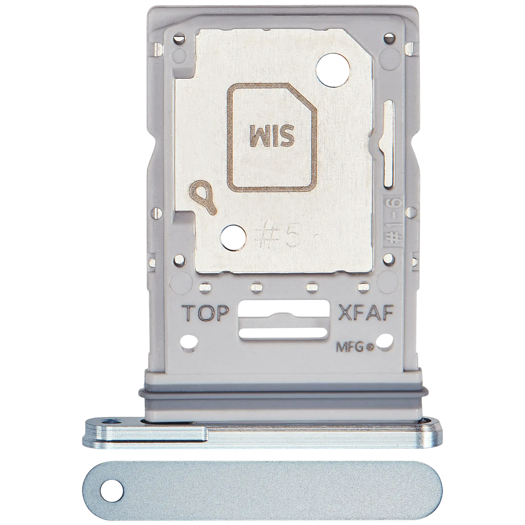 Dual Sim Card Tray Compatible For Samsung Galaxy Tab S9 FE Plus (X616) (2023) (Mint)