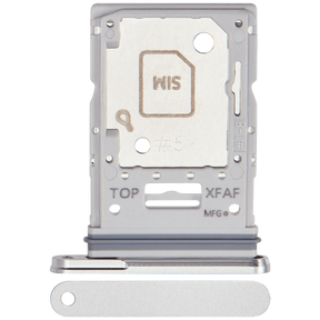 Dual Sim Card Tray Compatible For Samsung Galaxy Tab S9 FE Plus ( X616) (2023) (Silver)
