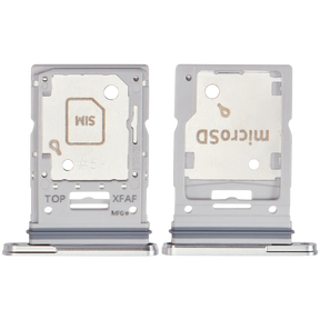 Dual Sim Card Tray Compatible For Samsung Galaxy Tab S9 FE Plus ( X616) (2023) (Silver)